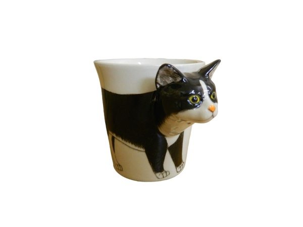 Ceramic Mugs - Black Cat